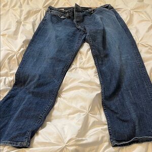Seven7 Women's Blue Boot Cut Jeans